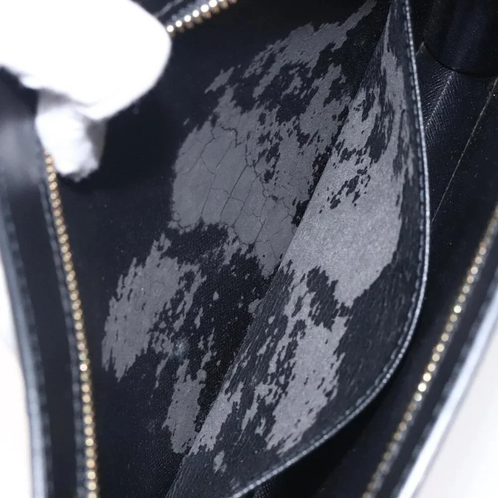 LOUIS VUITTON Epi Pochette Homme Clutch Bag Black Noir LV Auth